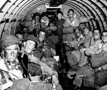 Paratroopers on the way to Normandy